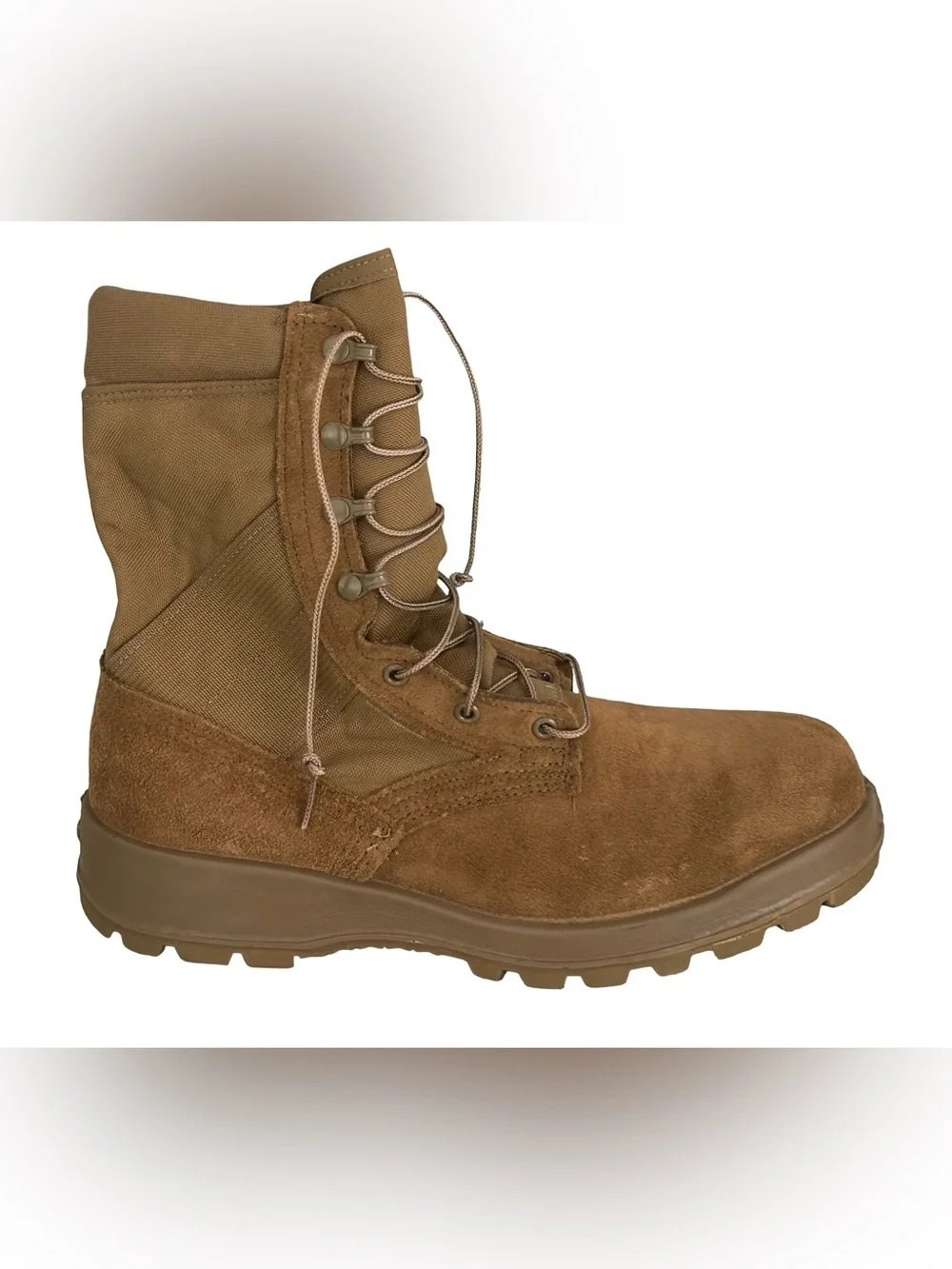 Belleville AFSTC 11 Hot Weather Steel Toe Coyote Military Combat Boots NIB $240